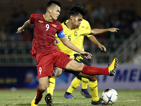 U18 Việt Nam sẽ có vé nhất bảng B nếu vượt qua U18 Australia ở lượt trận 2 bảng B. Ảnh: VFF