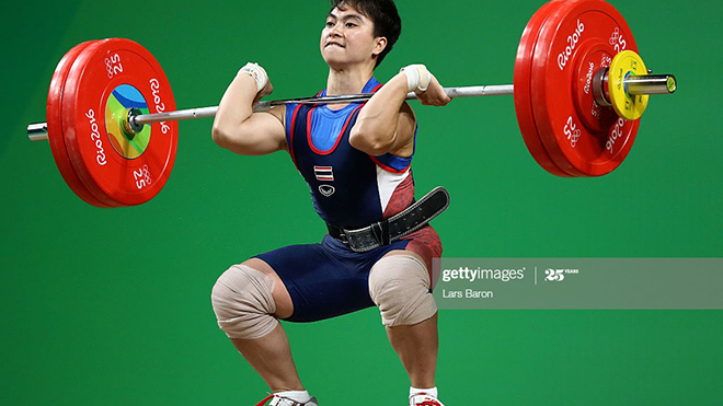 Pimsiri là VĐV cử tạ đẳng cấp thế giới với 2 lần liên tiếp đoạt HCB Olympic gần nhất. Ảnh: Getty