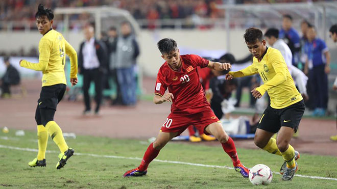 Safawi Rasid là tiền đạo hàng đầu của Malaysia hiện tại. Ảnh: Hoàng Linh