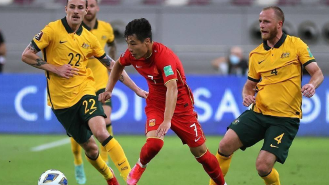 Tuyển Trung Quốc bị phê phán sau trận thua đậm Australia