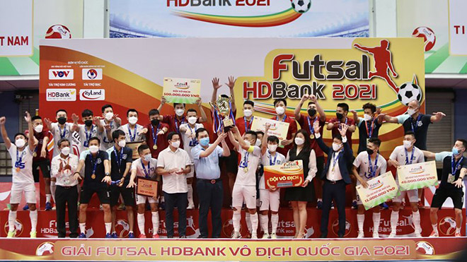 Thái Sơn Nam tiếp tục thống trị giải futsal VĐQG. Ảnh: VFF