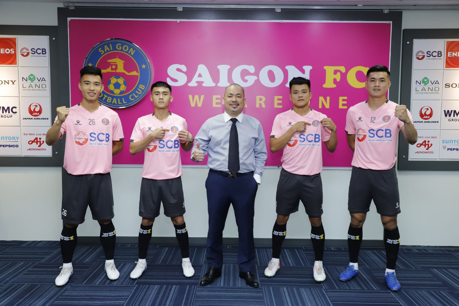 Sài Gòn FC quyết tâm hợp tác với phía Nhật Bản để thúc đẩy CLB lẫn bóng đá Việt Nam. Ảnh: SGFC