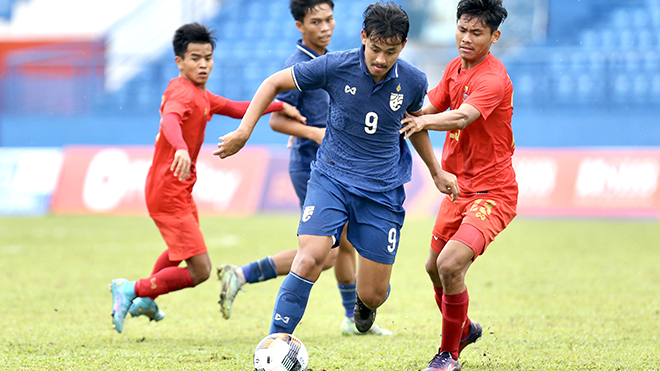 U19 Myanmar đá cả 4 trận và toàn thua ở giải U19 Quốc tế 2022. Ảnh: TN