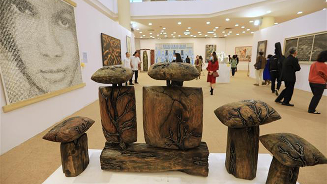 Gần 500 tác phẩm mỹ thuật trưng bày tại Triển lãm Mỹ thuật Việt Nam 2020 