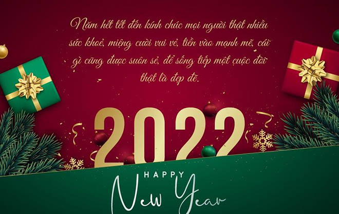 Những mẫu thiệp chúc mừng năm mới 2022 vừa đẹp vừa ý nghĩa