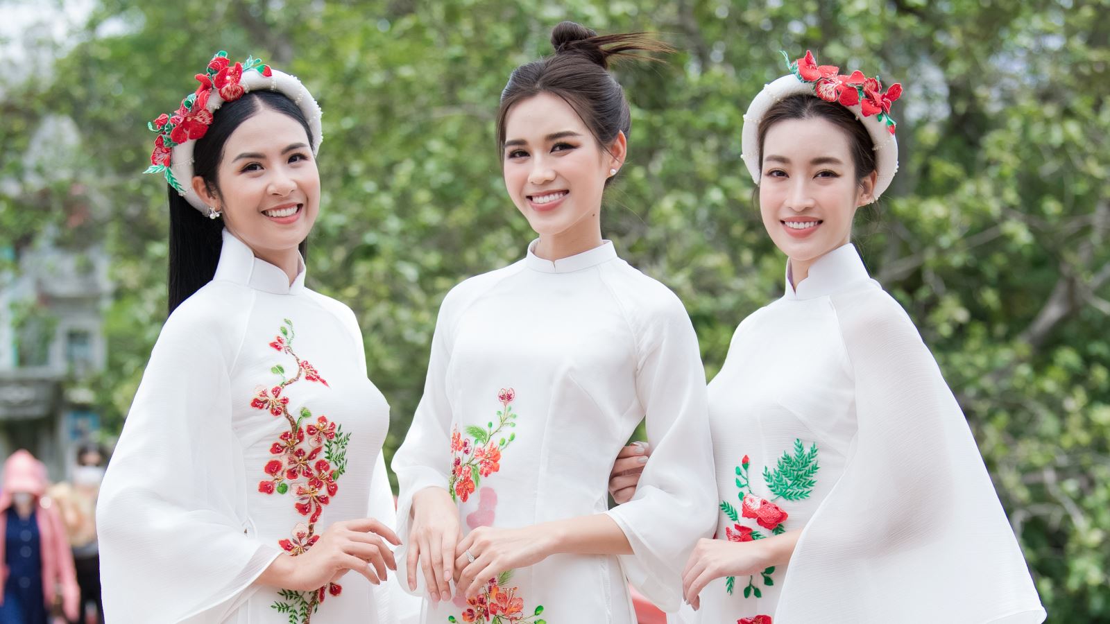 3 hoa hậu Ngọc Hân, Đỗ Mỹ Linh, Đỗ Hà hội ngộ quảng bá du lịch Hà Nội