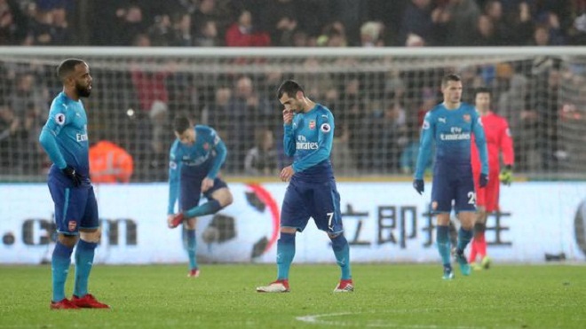 Video clip highlights bàn thắng trận Swansea 3-1 Arsenal: Mkhitaryan ra mắt bằng thất bại 