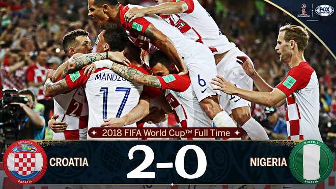 Video clip bàn thắng trận Croatia 2-0 Nigeria | TTVH Online