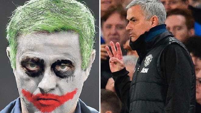 M.U: Gây ra sự hỗn loạn ở Old Trafford, Mourinho giờ chẳng khác gì Joker