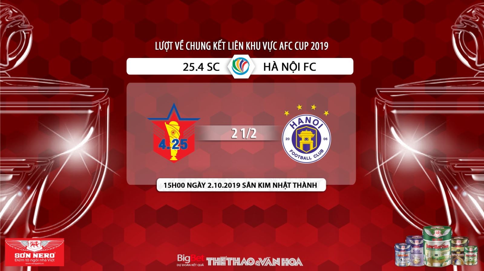 Truc tiep bong da, trực tiếp bóng đá, 25/4 SC vs Hà Nội, 25/4 SC đấu với Hà Nội, Trực tiếp AFC Cup 2019, Kèo bóng đá, FOX Sports, trực tiếp bóng đá hôm nay, Hà Nội, AFC