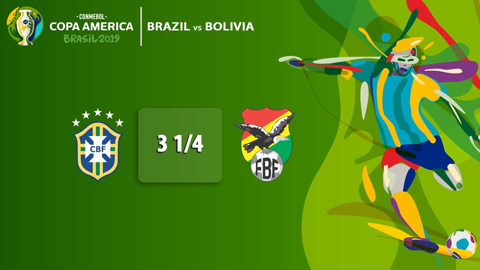trực tiếp bóng đá, truc tiep bong da, xem bóng đá trực tiếp, Brazil vs Bolivia, Braxin đấu với Bolivia, lịch thi đấu Copa America 2019, Copa America 2019, Brazil, Bolivia