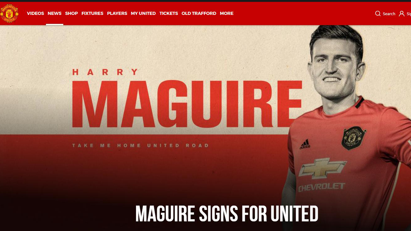 bong da, bóng đá, MU, chuyển nhượng MU, chuyen nhuong MU, tin tức chuyển nhượng MU, tin chuyen nhuong MU, tin tuc bong da, Harry Maguire, Maguire chính thức gia nhập MU