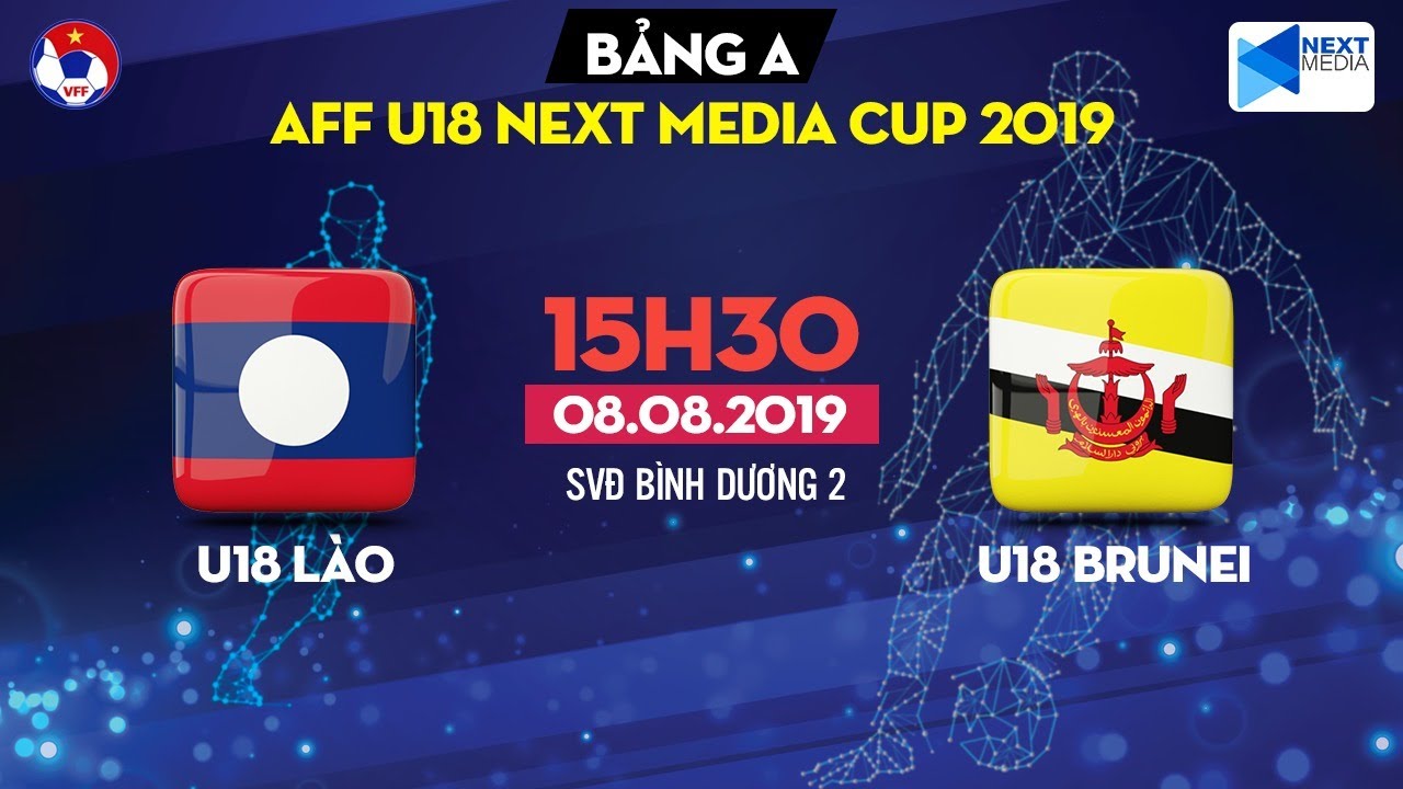 U18 Lào vs U18 Brunei, U18 Indonesia vs U18 Timor Leste, U18 Myanmar vs U18 Philippines, U18 Đông Nam Á 2019, trực tiếp bóng đá