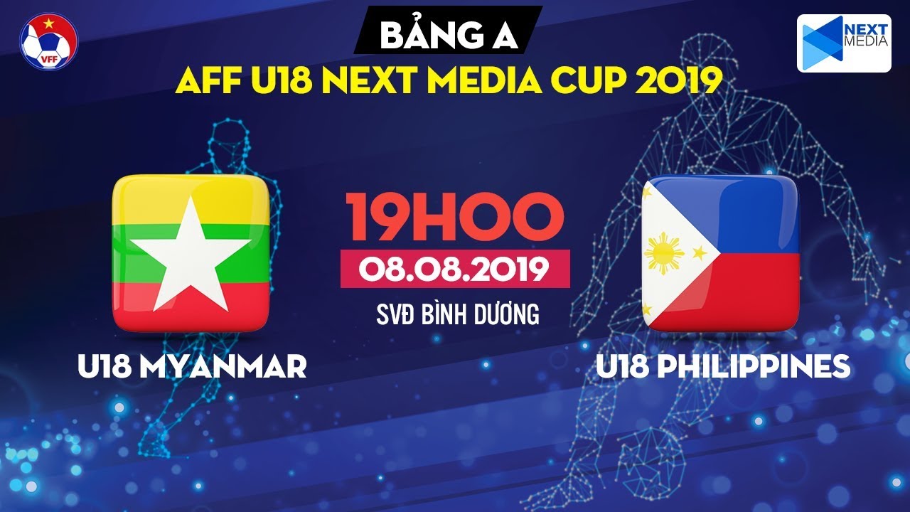 U18 Lào vs U18 Brunei, U18 Indonesia vs U18 Timor Leste, U18 Myanmar vs U18 Philippines, U18 Đông Nam Á 2019, trực tiếp bóng đá