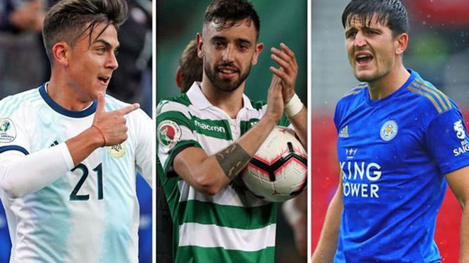 MU, chuyển nhượng MU, manchester united, paulo dybala, Bruno Fernandes, Sergej Milinkovic-Savic, Harry Maguire, Paul Pogba, Romelu Lukaku