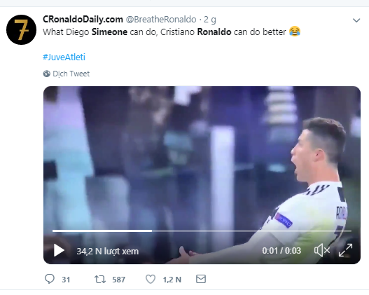 Cristiano Ronaldo, Juventus 3-0 Atletico, Kết quả bóng đá, ket qua bong da, Kết quả Cúp C1, Ronaldo lập hat-trick, video clip Juventus 3-0 Atletico, ronaldo