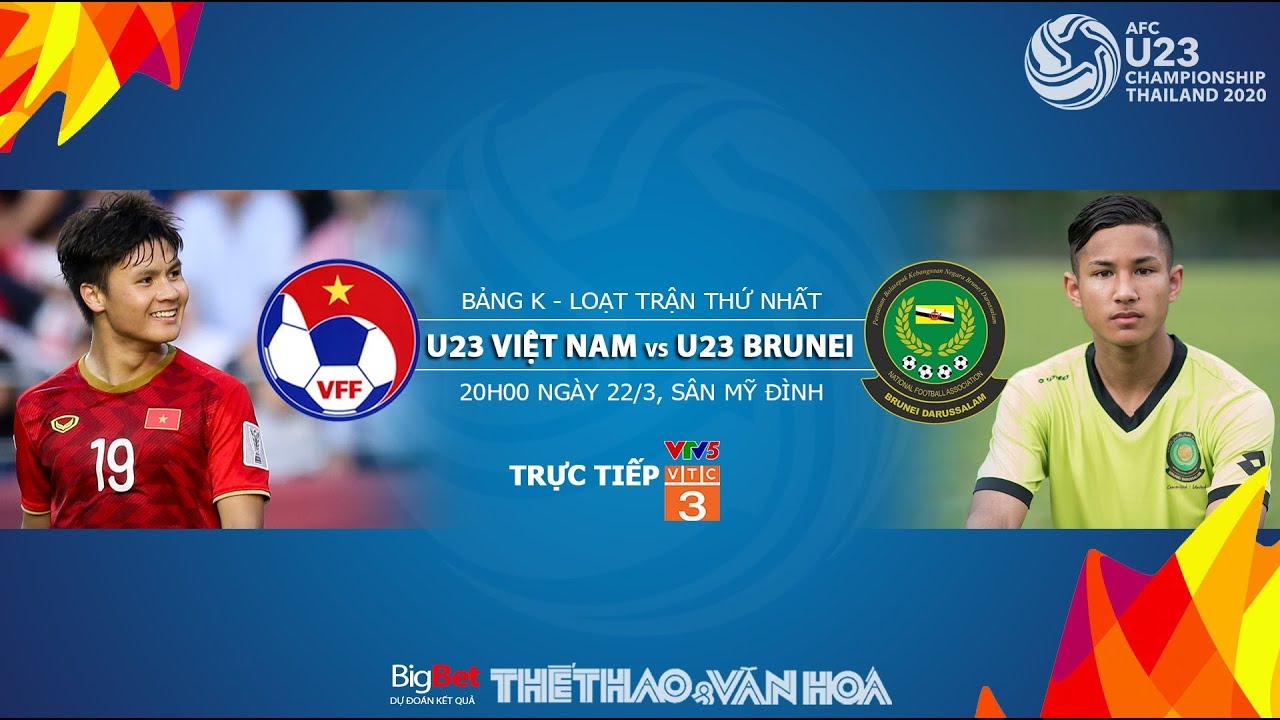 VIDEO nhận định U23 Việt Nam vs U23 Brunei (20h00 22/3), vòng loại U23 châu Á 2020. Trực tiếp VTV5, VTC3