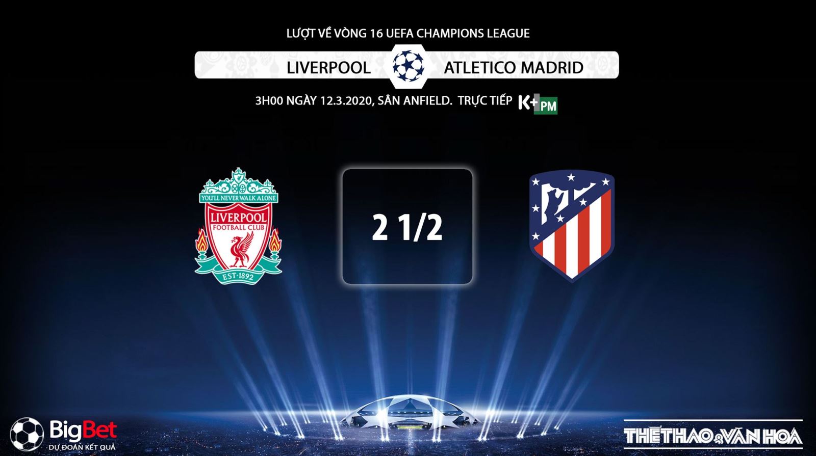 Liverpool vs Atletico Madrid, Liverpool, Atletico Madrid, trực tiếp bóng đá, lịch thi đấu bóng đá, bóng đá, bong da, Cup C1, K+PM, K+PC, trực tiếp bóng đá