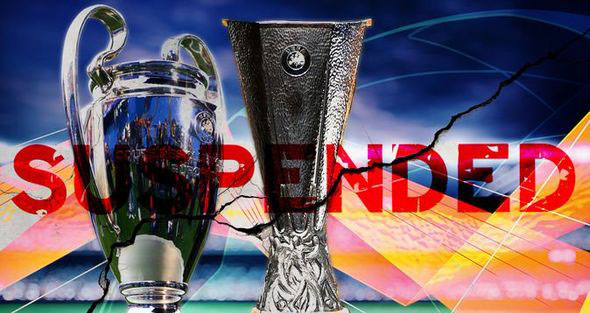 UEFA, Cúp C1, Cúp C2, Champions League, Europa League, bóng đá, bong da, bong da hom nay, Covid-19, virus corona