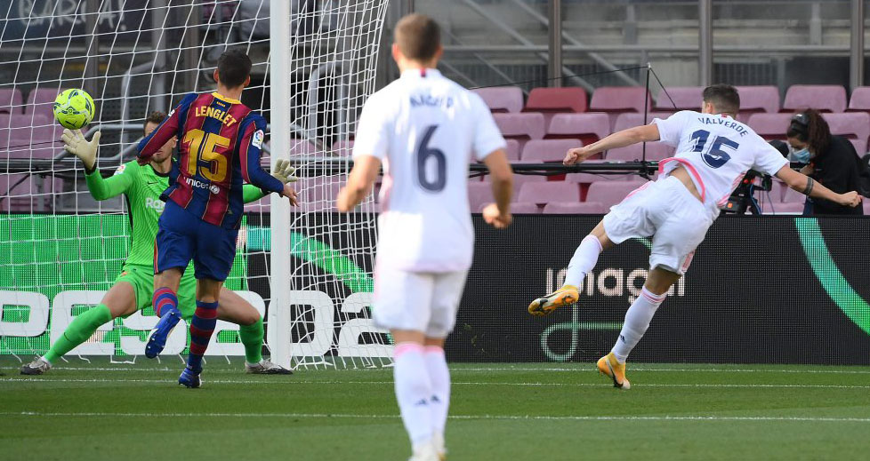 ket qua bong da, Barcelona 1-3 Real Madrid, kết quả Barcelona vs Real Madrid, kết quả bóng đá Tây Ban Nha, BXH Liga, Barca, Real, Messi, Fati, Ramos