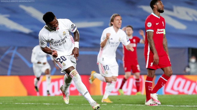 Real Madrid 3-1 Liverpool, Vinicius, Kết quả bóng đá, Kết quả tứ kết Cúp C1 châu Âu, tứ kết Cúp C1 châu Âu, kết quả Real Madrid vs Liverpool, Cúp C1, Alexander-Arnold