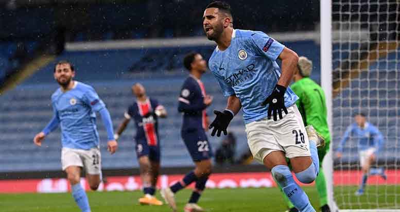 kết quả bóng đá, kết quả Cúp C1, Man City - PSG, kết quả Man City vs PSG, bán kết Cúp C1, Champions League, Mahrez, Guardiola, PSG, Man City, video Man City vs PSG