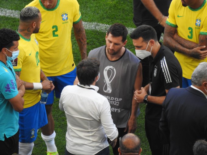 Brazil vs Argentina bị hoãn, hủy trận Brazil vs Argentina, vòng loại World Cup 2022, cầu thủ Argentina bị bắt, Messi, Neymar, kết quả bóng đá vòng loại World Cup Nam Mỹ