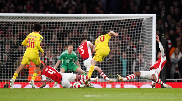 Arsenal, Liverpool, Arsenal vs Liverpool, kết quả Arsenal vs Liverpool, cúp liên đoàn anh, kết quả bóng đá, Diogo Jota, chung kết cúp liên đoàn anh