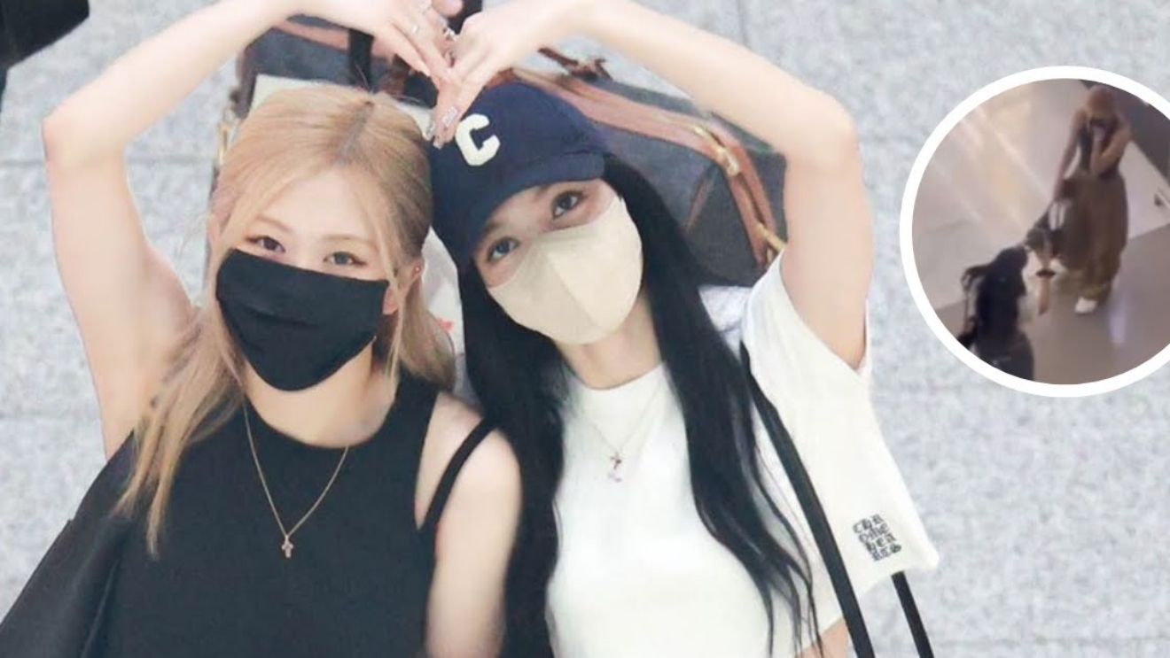 Blackpink. Lisa. Rosé. Khoảnh Khắc Đáng Yêu Của Lisa Và Rosé Tại Sân Bay |  Ttvh Online