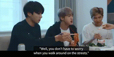 BTS, Jin, RM, ghen tị, Jin và RM ghen tị với người bình dị, Jin ghen tị với bạn bè, RM đứng nói này trông núi nọ, Tập 6 Break The Silence, ARMY, Kpop