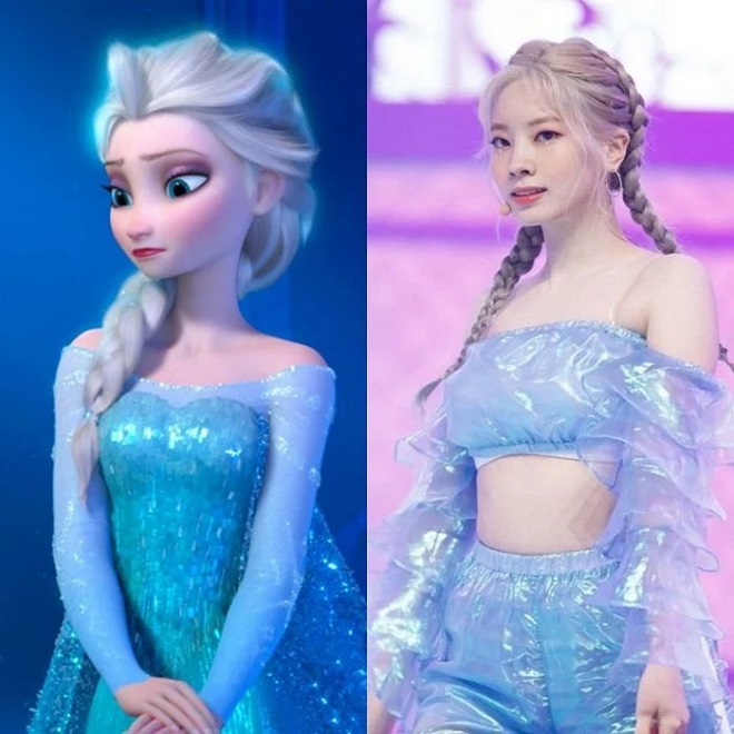 Twice. Bằng chứng Dahyun Twice là nữ chính Frozen ngoài đời. twice