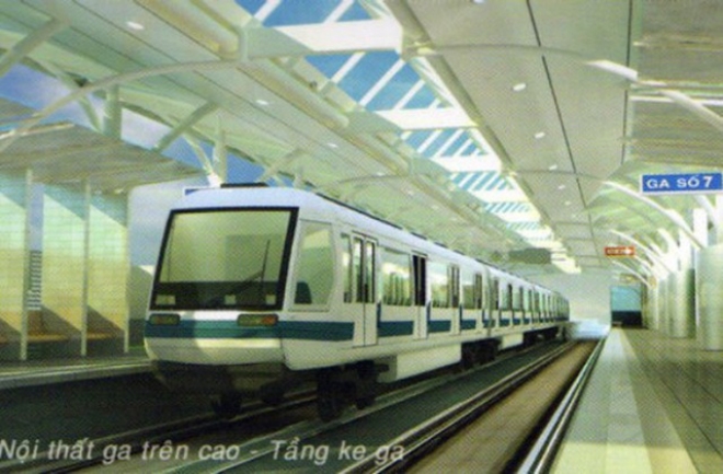 bộ giao thông vận tải, Hà Nội, đường sắt ngọc hồi yên viên, đường sắt trên cao, đường sắt số 1