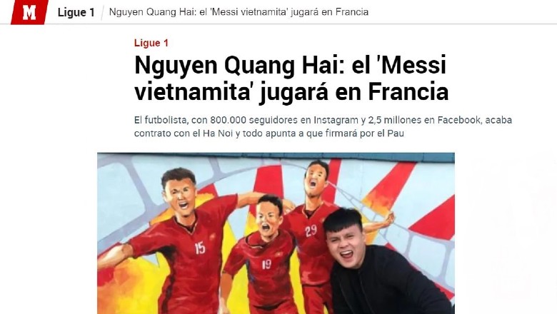 Quang Hải, Nguyễn Quang Hải, Pau FC, Ligue 2, Quang Hải kiểm tra y tế, V-League, lịch thi đấu vòng 5 V-League, Quang Hải ký hợp đồng tại Pháp, VFF, VPF