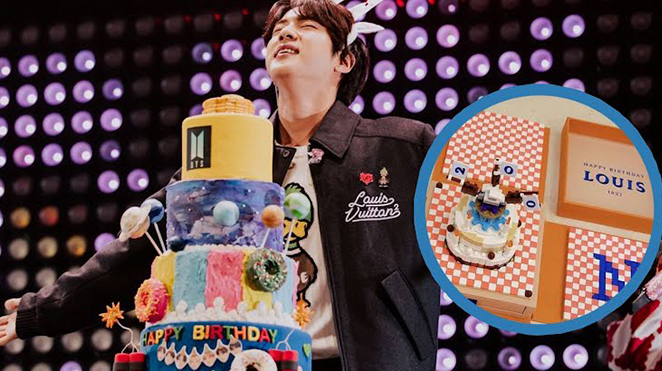 Anh cả Jin BTS 'mừng hụt' với món quà của Louis Vuitton và LEGO