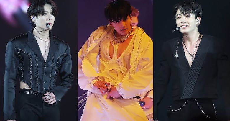 Jungkook BTS trong những bộ trang phục gợi cảm nhất trên sân khấu