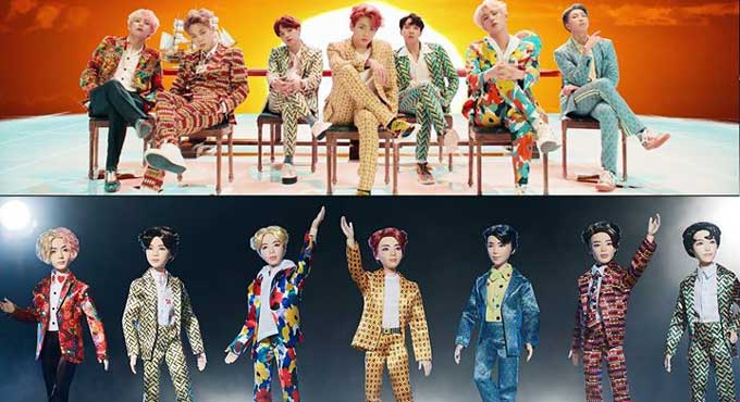 Bản tin Kpop: Búp bê BTS của hãng Mattel đắt khách, Taeyeon đội nón của Sulli khiến fan cảm động