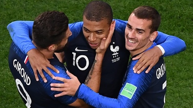 Chung kết World Cup 2018: Pháp đang vượt trội Croatia về mọi thứ