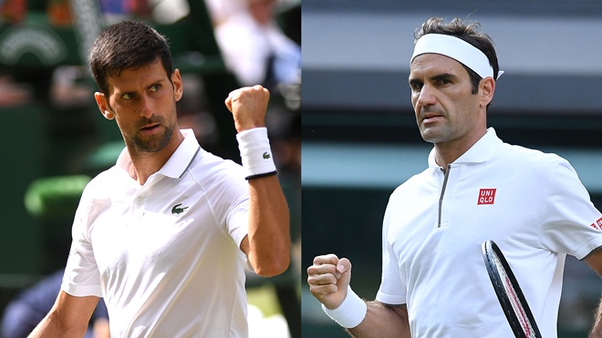 trực tiếp tennis, Federer vs Djokovic, truc tiep tennis, Djokovic vs Federer, trực tiếp quần vợt, Federer đấu với Nole Djokovic, chung kết Wimbledon 2019, Wimbledon 2019