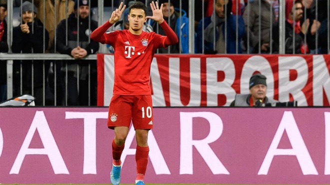 truc tiep bong da hôm nay, trực tiếp bóng đá, truc tiep bong da, lich thi dau bong da hôm nay, bong da hom nay, bóng đá, bong da, Bayern, Coutinho, Hùm xám