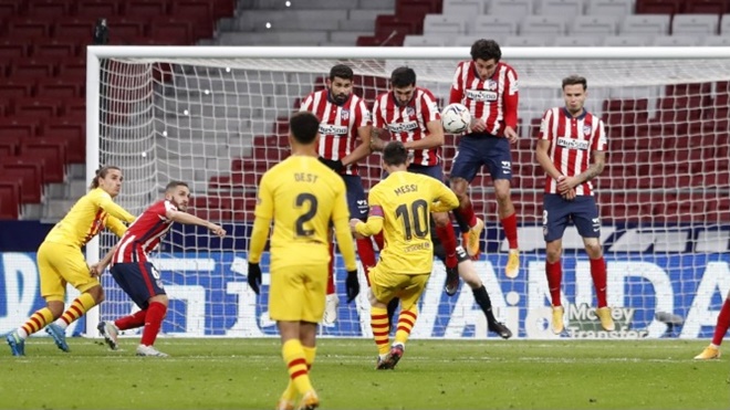 Ket qua bong da. Atletico vs Barcelona. Barcelona phụ thuộc vào Messi. BXH Liga. kết quả Atletico vs Barcelona, Barcelona sa sút, Barcelona khủng hoảng, Barcelona, Messi