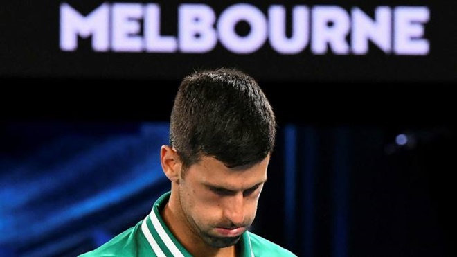 Djokovic, Novak Djokovic, Djokovic nói dối, Covid-19, Djokovic ngồi tù, Úc mở rộng, Úc mở rộng 2022, Australian Open 2022, Djokovic có dự Úc mở rộng, Djokovic bị hủy visa