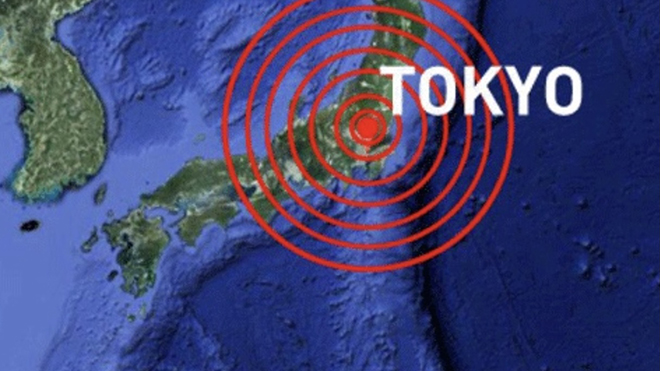 Động đất 6,1 độ làm rung chuyển vùng thủ đô Tokyo