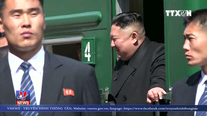 VIDEO: Nhà lãnh đạo Triều Tiên Kim Jong-un rời Vladivostok
