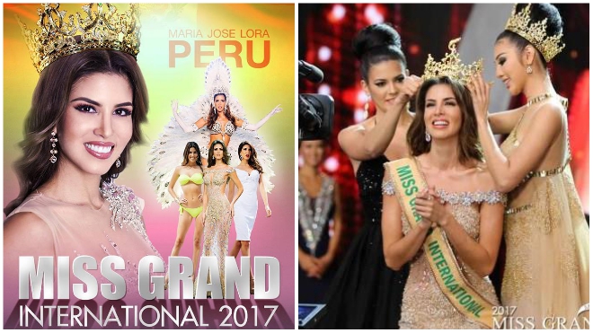 Người đẹp Peru đăng quang Hoa hậu Hòa bình Thế giới 2017