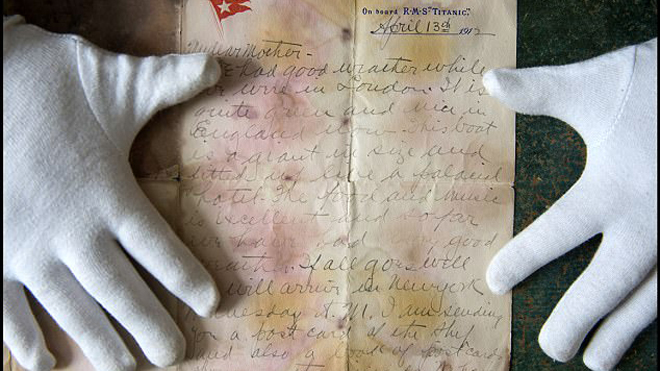 Bức thư của nạn nhân tàu Titanic được bán với giá kỷ lục 