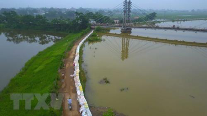 Hà Nội: Mực nước Sông Bùi, sông Tích vẫn trên mức báo động III 