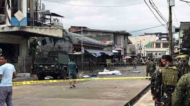 2 vụ nổ bom tại một nhà thờ ở Philippines, 8 người chết