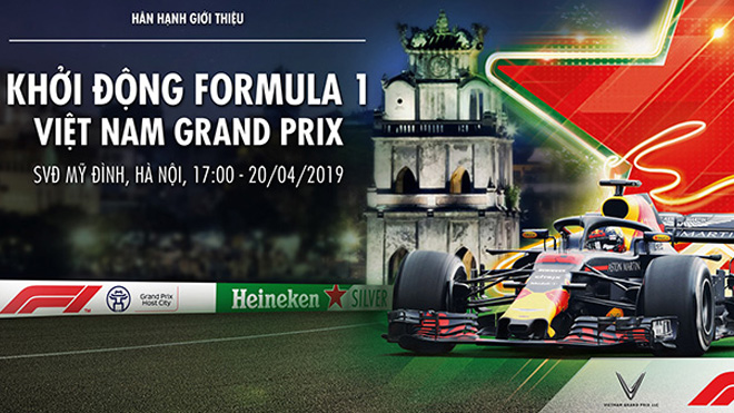 Khởi động F1 Việt Nam Grand Prix tại SVĐ Quốc gia Mỹ Đình ...