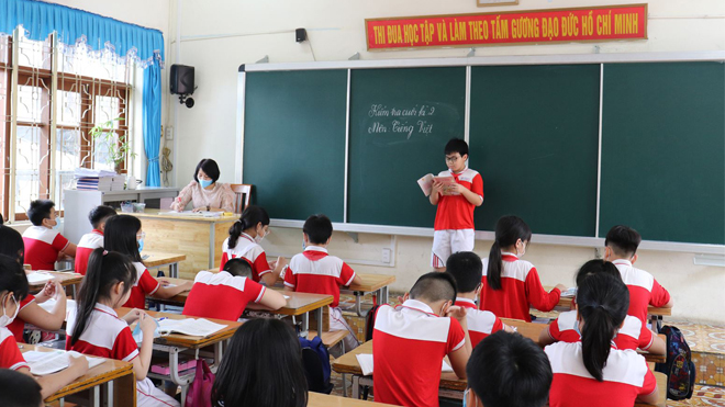 Quảng Ninh cho học sinh tiểu học quay lại học trực tuyến từ ngày 28/2