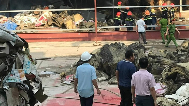 Cháy lớn ở Công ty cổ phần giấy Lửa Việt (Phú Thọ) gây thiệt hại khoảng 23 tỷ đồng